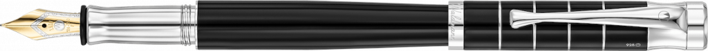 2314 - Tango Black Fountain Pen Gold Nib