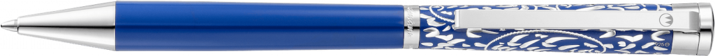 8724 - Xetra Vienna Blue Engraved Ballpoint Pen