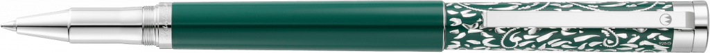 8744 - Xetra Vienna Green Engraved Roller Ball